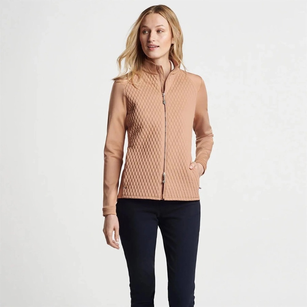 Peter Millar NWT Tan Jacket with Zipper